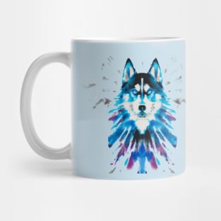 Alaskan Husky Acid Wash Mug
